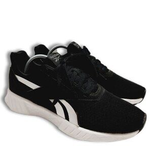 REEBOK / Athletic Running Shoes B&W Mesh Runners GW8702 Sz 8